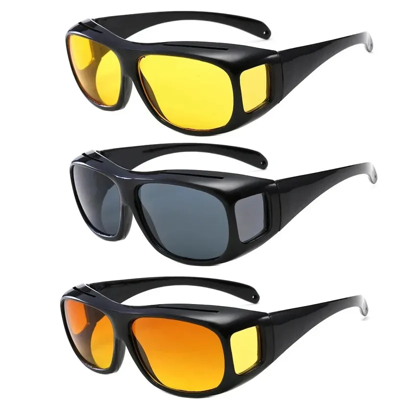 Nachtsicht-Sonnenbrille für sicheres Nachtfahren – Blendschutz & UV400 | € bei VRULE | Unisex-Design mit Kontrastverstärkung für Autofahrer