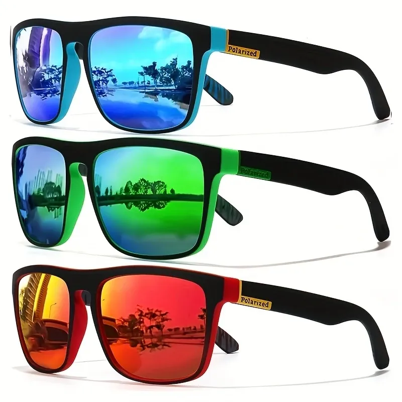 Mode Vintage Quadrat Polarisierte Sonnenbrille für Männer und Frauen - UV400 Schutz, Luxus-Design für Fahren, Angeln & Alltag - Stilvolle Accessoires unter