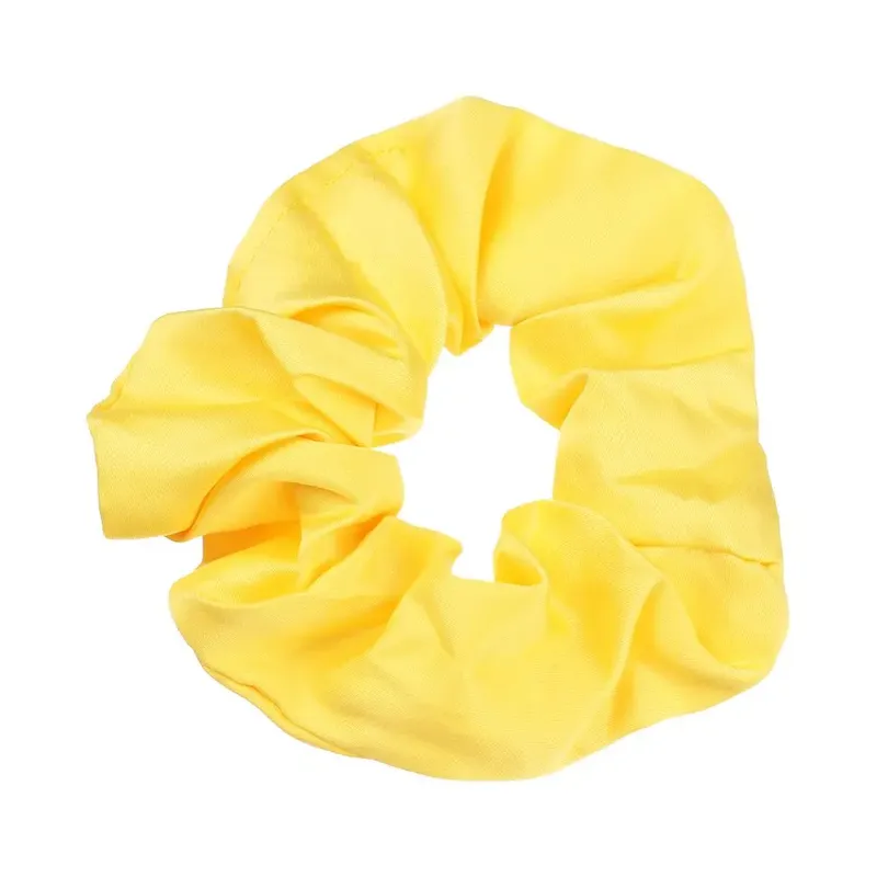 Frauen Dame weibliche Blume Haarschmuck Gitter druck elastische Haare Krawatten gelbe Haar gummis Haars eil Mädchen Kopf bedeckung