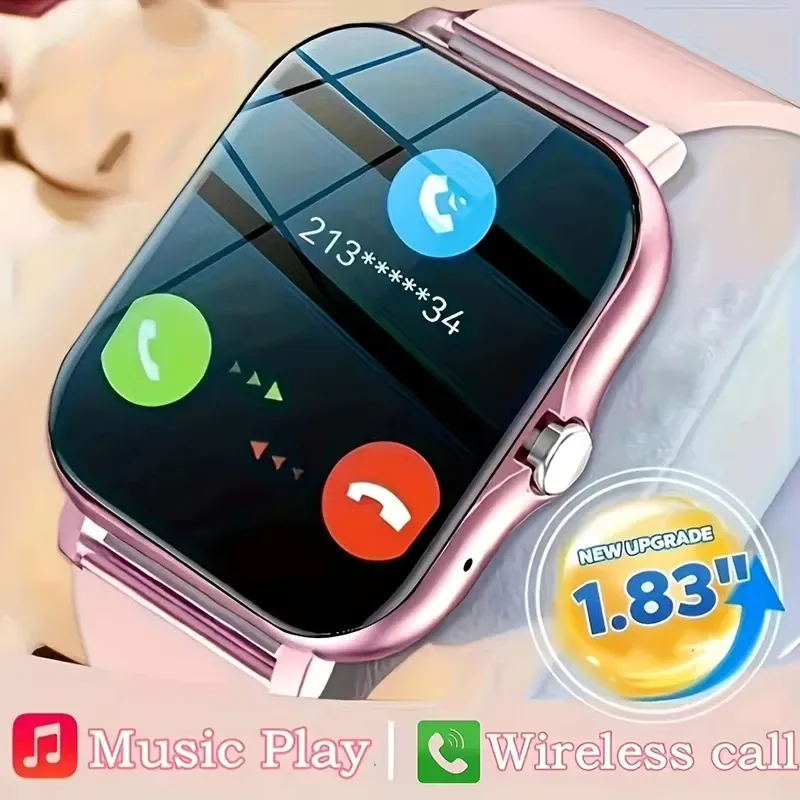 Smartwatch mit Blutdruckmessung und Sprachassistent – ideale Geschenkidee für Damen und Herren