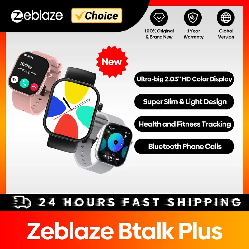 Zeblaze Btalk Plus Smartwatch Test: Sprachanrufe, Fitness-Tracking & 2,03 Zoll HD-Display für nur  - Lohnt sich der Kauf?