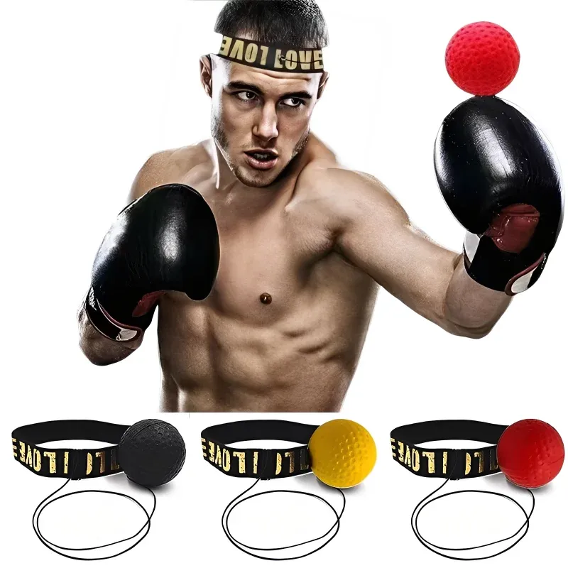 MMA Boxen Speed Ball Kopf-Montiert Pu Punch Sanda Training Hand Auge Reaktion Hause Sandsack Fitness Ausrüstung Gym Muay Thai