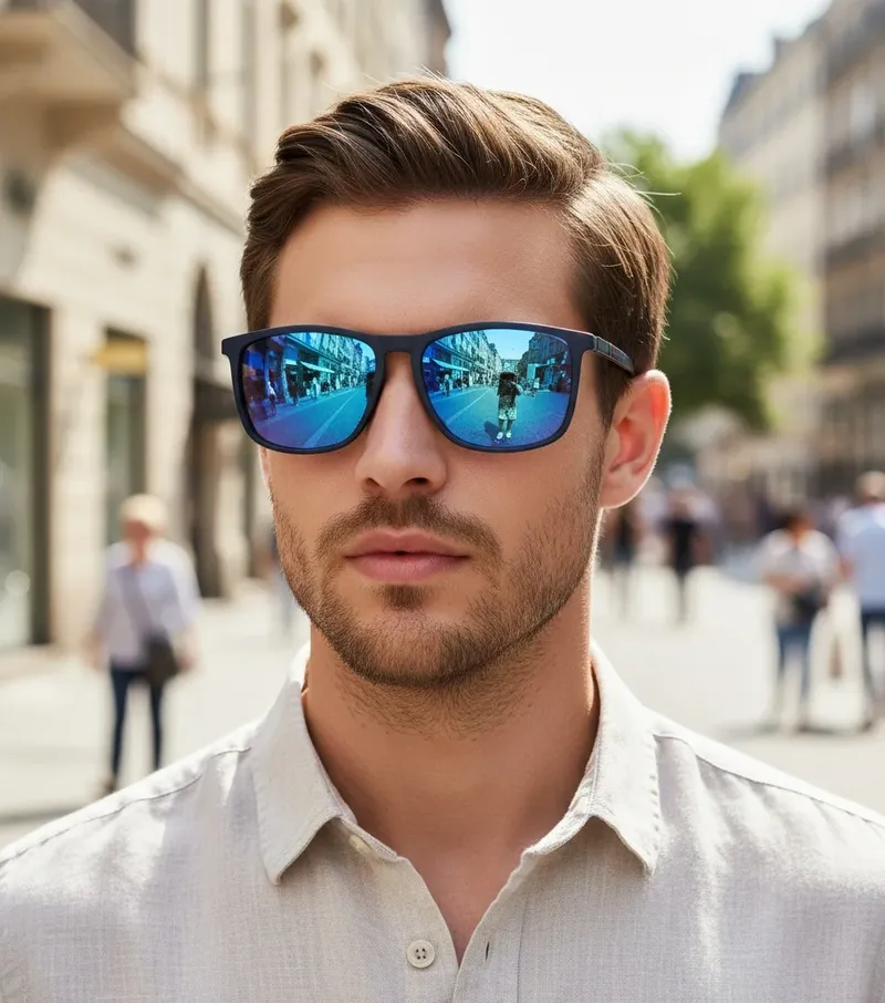 Sonnenbrille im neuen Stil, Fahrbrille, modische quadratische Sonnenbrille für Männer und Frauen, Anti-Ultraviolett-Sonnenbrille 1166