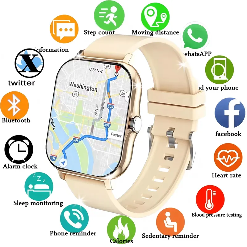 LAXASFIT 2026 Smartwatch: Elegante Bluetooth-Telefonie-Uhr mit 1,85-Zoll HD-Display & Fitness-Tracker – Jetzt für  bei VRULE sichern.