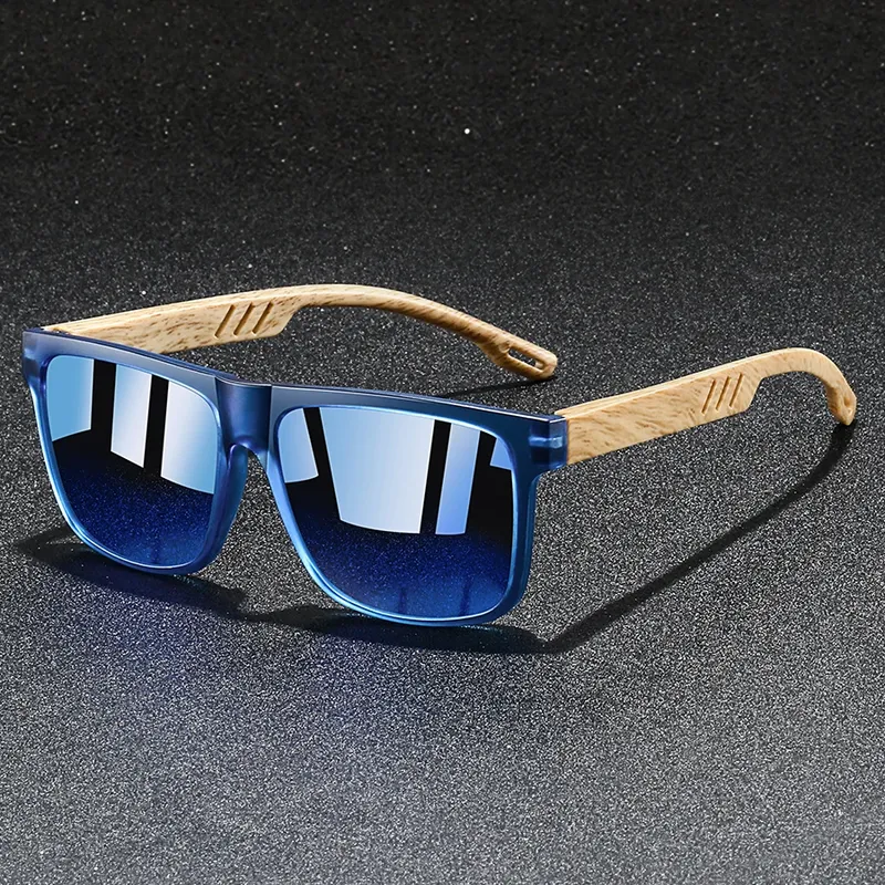 Mode Vintage Quadratischen Quadratischen Rahmen Sonnenbrille Männer Frauen Angeln Fahren Mann Luxus Marke Designer Sonnenbrille UV400 Brillen