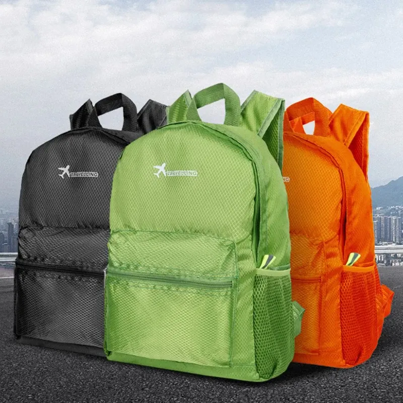 25L Leichter Klapprucksack Herren Ultraleichter wasserdichter Rucksack Damen Reisen Camping Wanderrucksack Maßgeschneidert