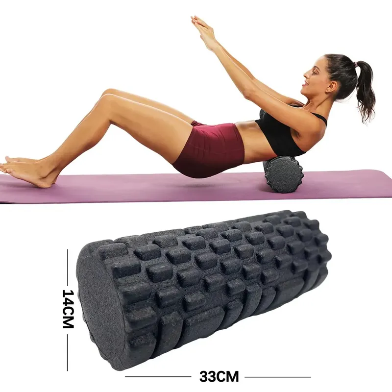 30/33 cm Fitness Schaum Roller Yoga Massage Roller EPP Pilates Schaum Körper Muskel Massage Roller Therapie Übungen Gym hause Übung