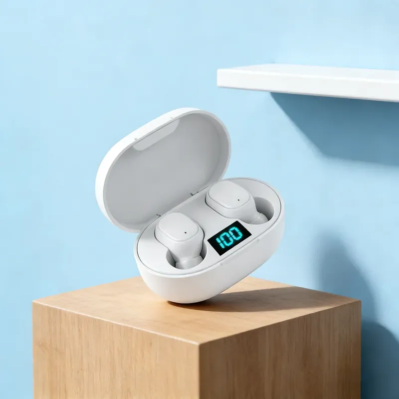 TWS E6S Bluetooth-Kopfhörer, kabelloses Bluetooth-Headset, Headsets mit Geräuschunterdrückung und Mikrofon-Kopfhörer