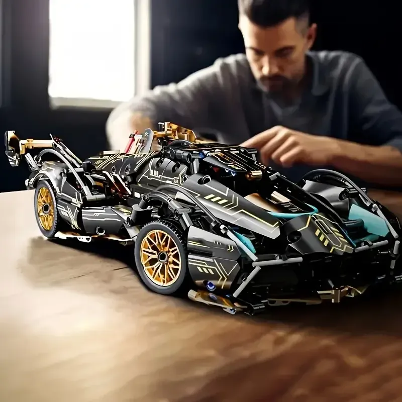 1638-teiliges Rennwagen-Baustein-Set – hochwertiges DIY-Lernspielzeug und coole Sammlerstücke! Perfektes Geschenk für Weihnachten, Geburtstage und besondere Anlässe